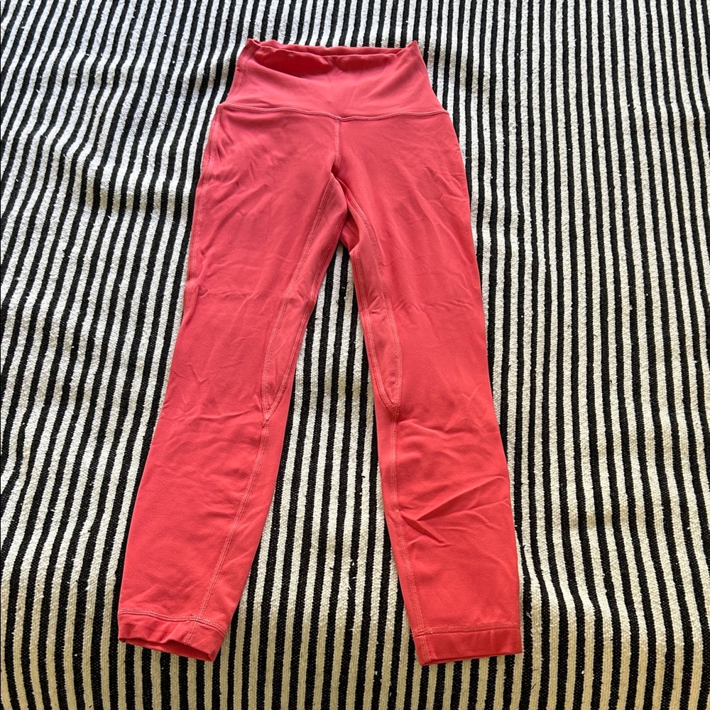 lululemon athletica Women Pink Orange Leggings